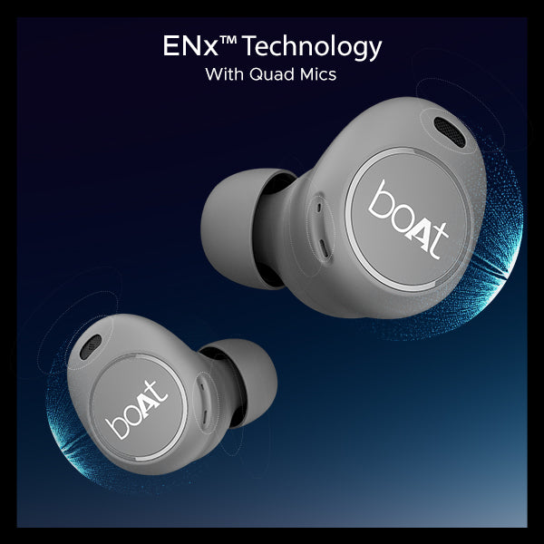 boAt Airdopes 121v2 Plus | Wireless Earbuds with 50 Hours Playback, BEAST™ Mode, ENx™ Technology, IPX4 Resistance