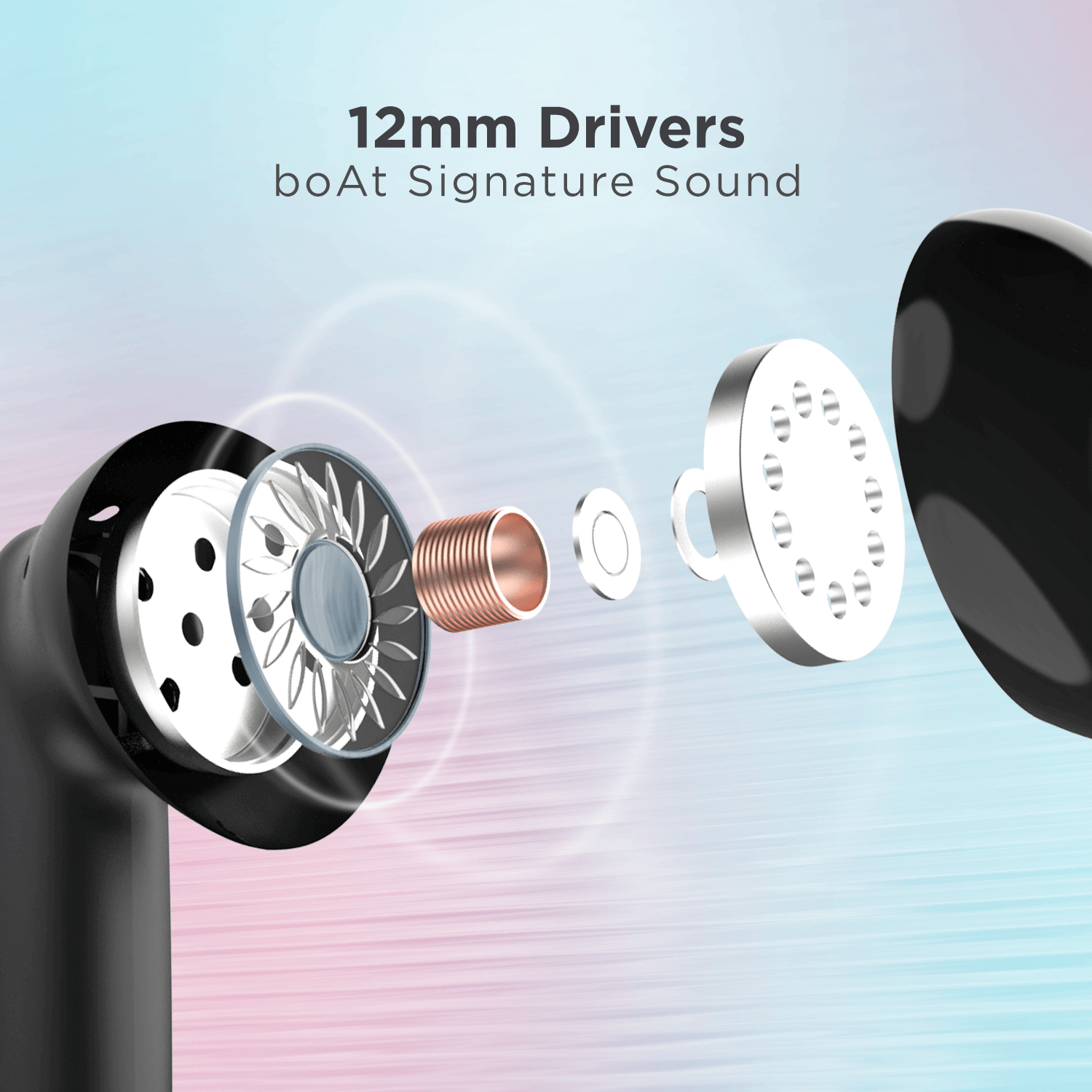 boAt Airdopes 141 Pro | 12mm Drivers, Upto 45 Hours Playback, Quad Mics with ENx™️ Technology