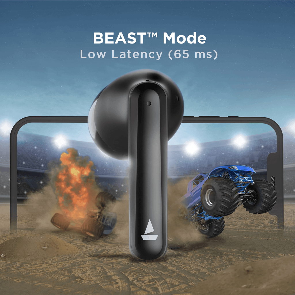 boAt Airdopes 141 Pro | 12mm Drivers, Upto 45 Hours Playback, Quad Mics with ENx™️ Technology