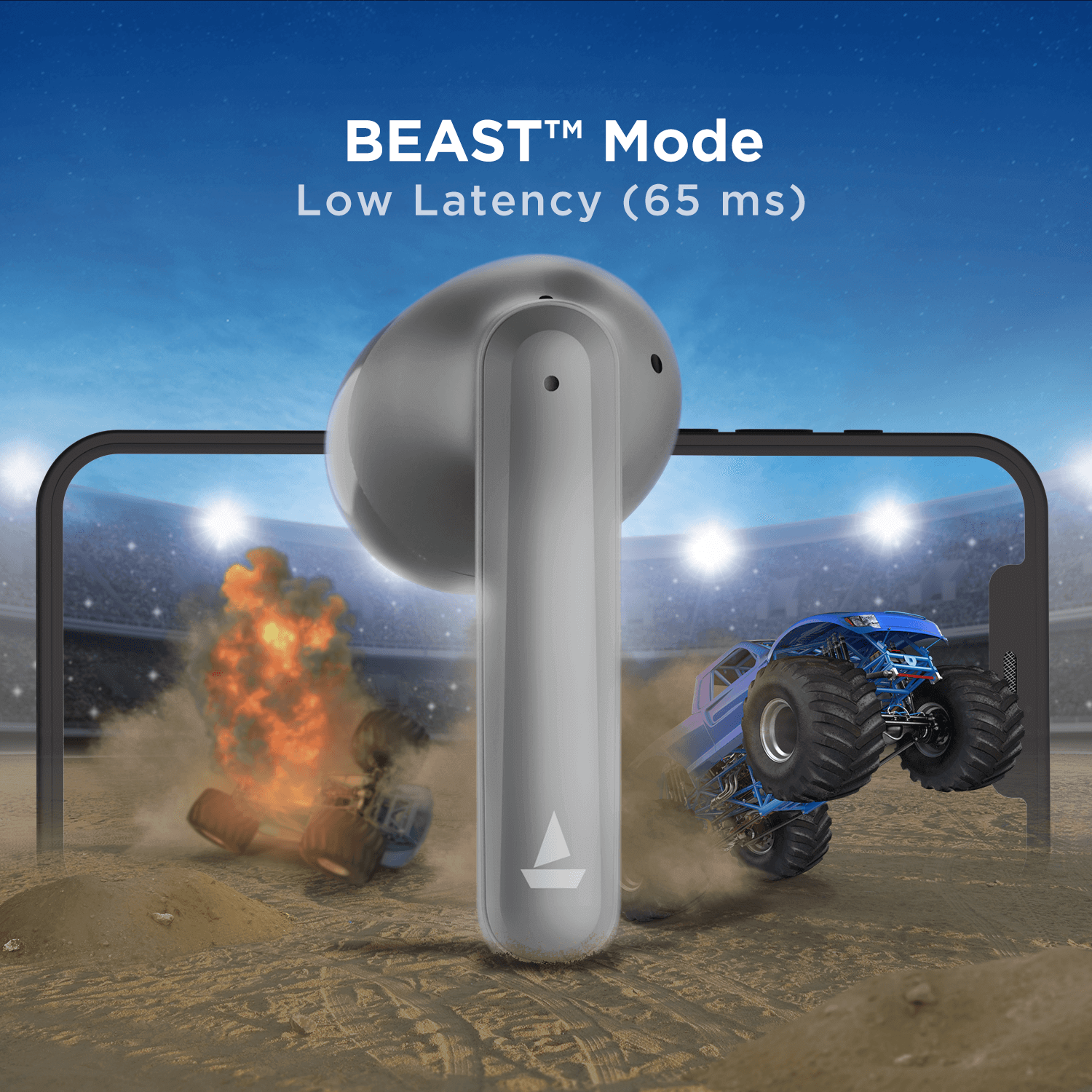 boAt Airdopes 141 Pro | 12mm Drivers, Upto 45 Hours Playback, Quad Mics with ENx™️ Technology