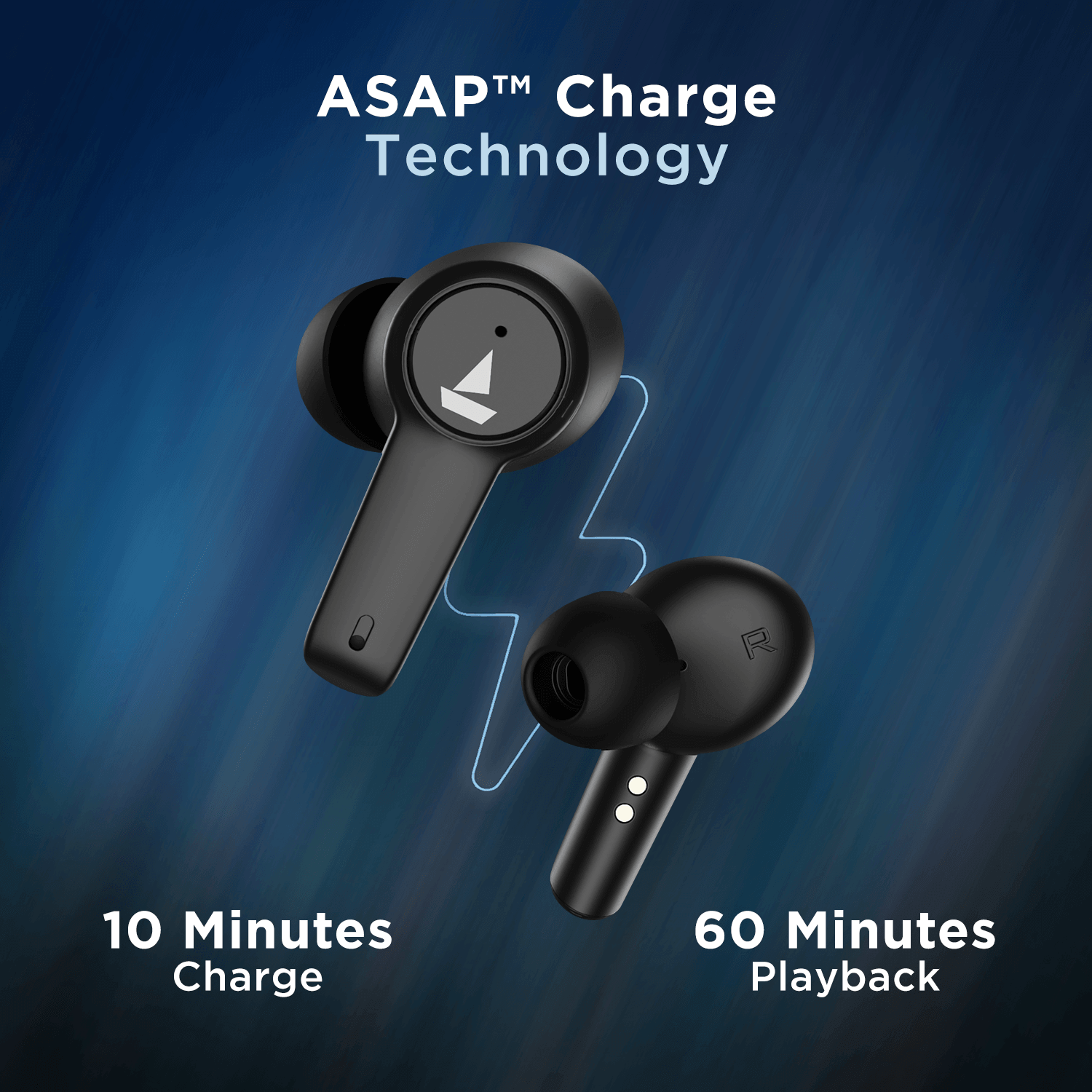 boAt Airdopes 418 ANC | Wireless Earbuds with 10mm Drivers, Up to 25dB ANC, ENx™ Technology, 17.5 Hours Playback, ASAP™ Charge