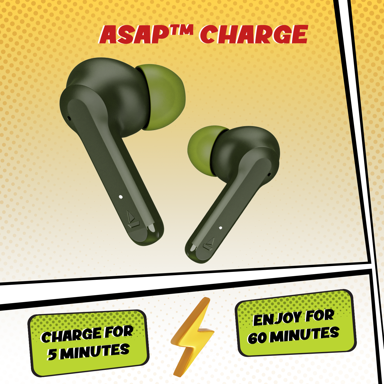 boAt Airdopes 458 | Wireless Earbuds with 30 Hours Playback, BEAST™ Mode, ENx™ Technology, ASAP™ Charge
