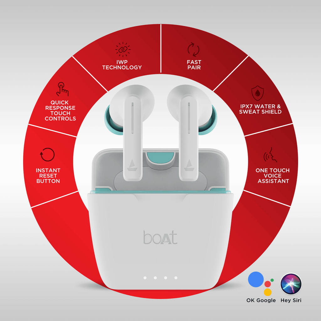 Airdopes 601 ANC | Wireless Earbuds with 10mm Drivers, Hybrid Active Noise Cancelling, Type C charging Interface