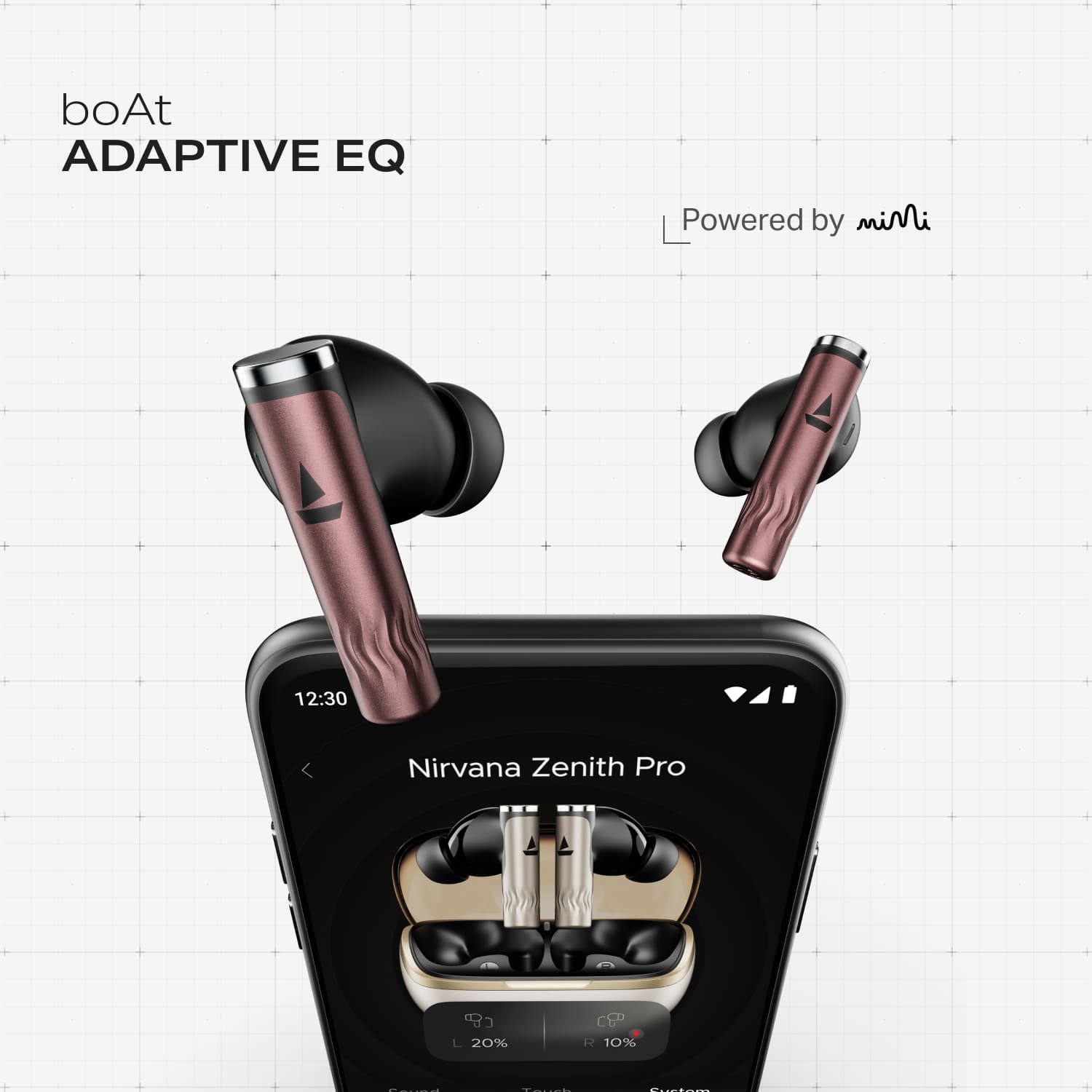 boAt Nirvana Zenith Pro | Wireless Headphones with Spatial Audio, 80H Playback & 50dB Hybrid Adaptive ANC