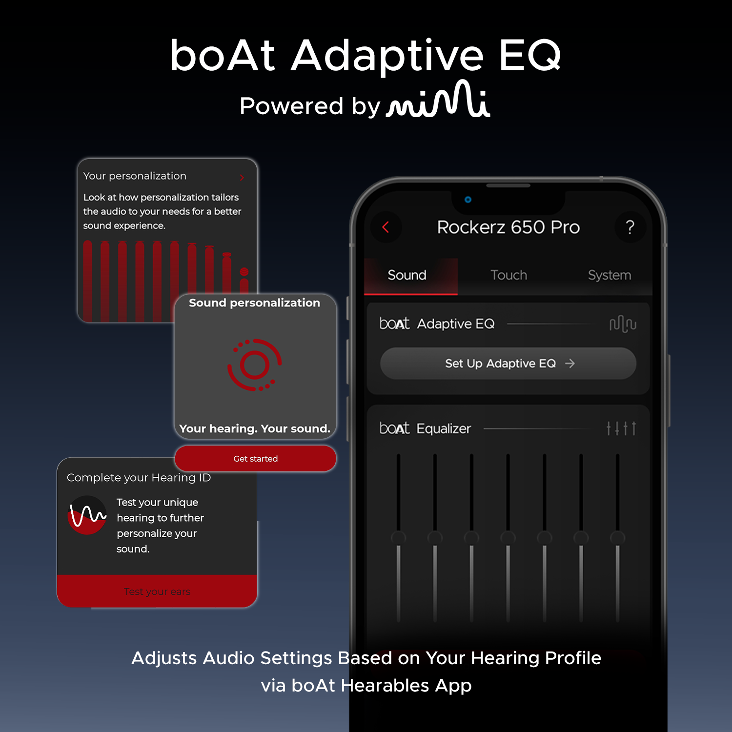 boAt Rockerz 650 Pro | Wireless Headphone with 80 Hours Playback, Dolby Audio, Touch & Swipe Controls