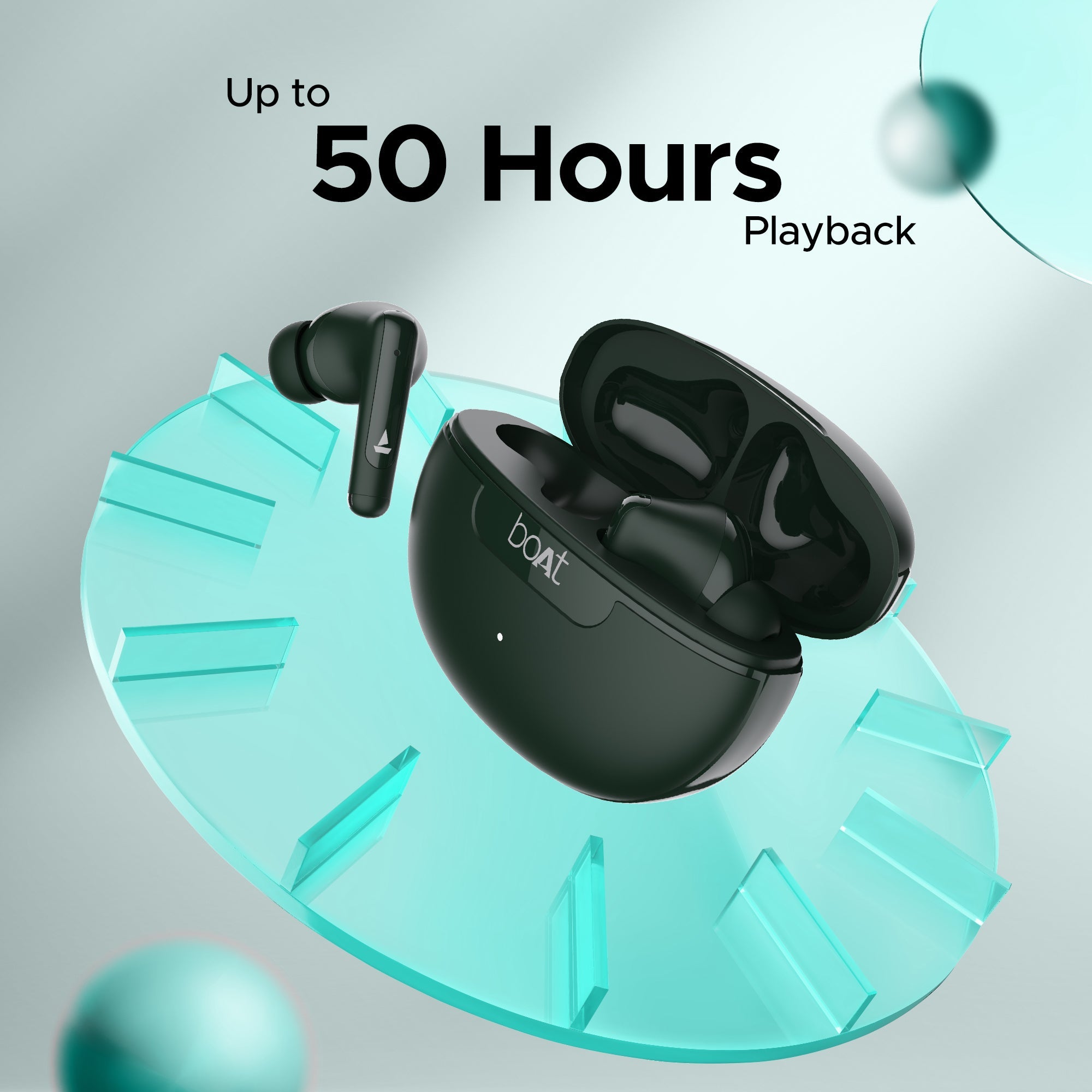 boAt Airdopes 161 ANC | Wireless Earbuds with Active Noise Cancellation up to 32dB, ENx™ Technology, ASAP™ Charge