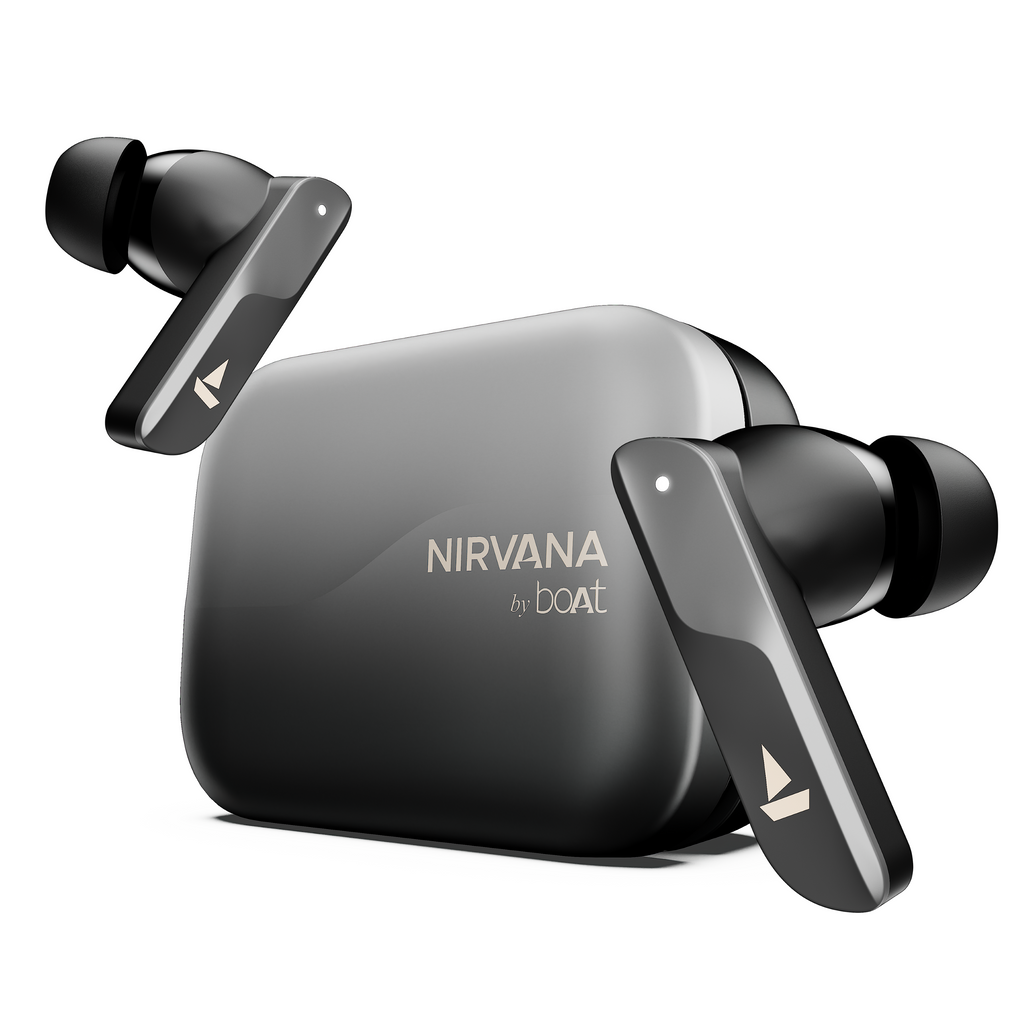 boAt Nirvana X TWS | Wireless Earbuds with Knowles dual drivers, Hi-Res Audio LDAC, 40 Hours Playback, boAt Hi-Fi Sound, ENx™ Technology, Dual Pairing