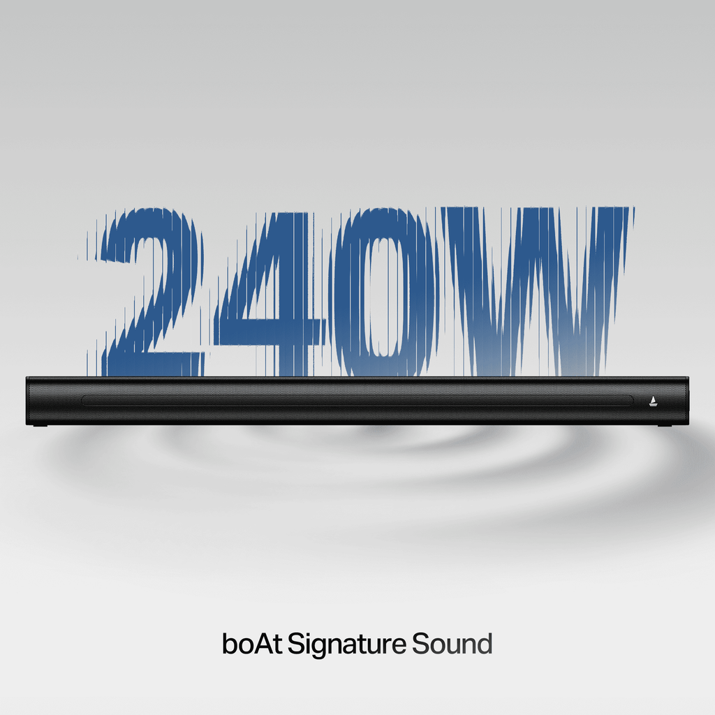 boAt Aavante Maven Plus | Soundbar with 240W RMS, Wireless Subwoofer & Multi-Connectivity