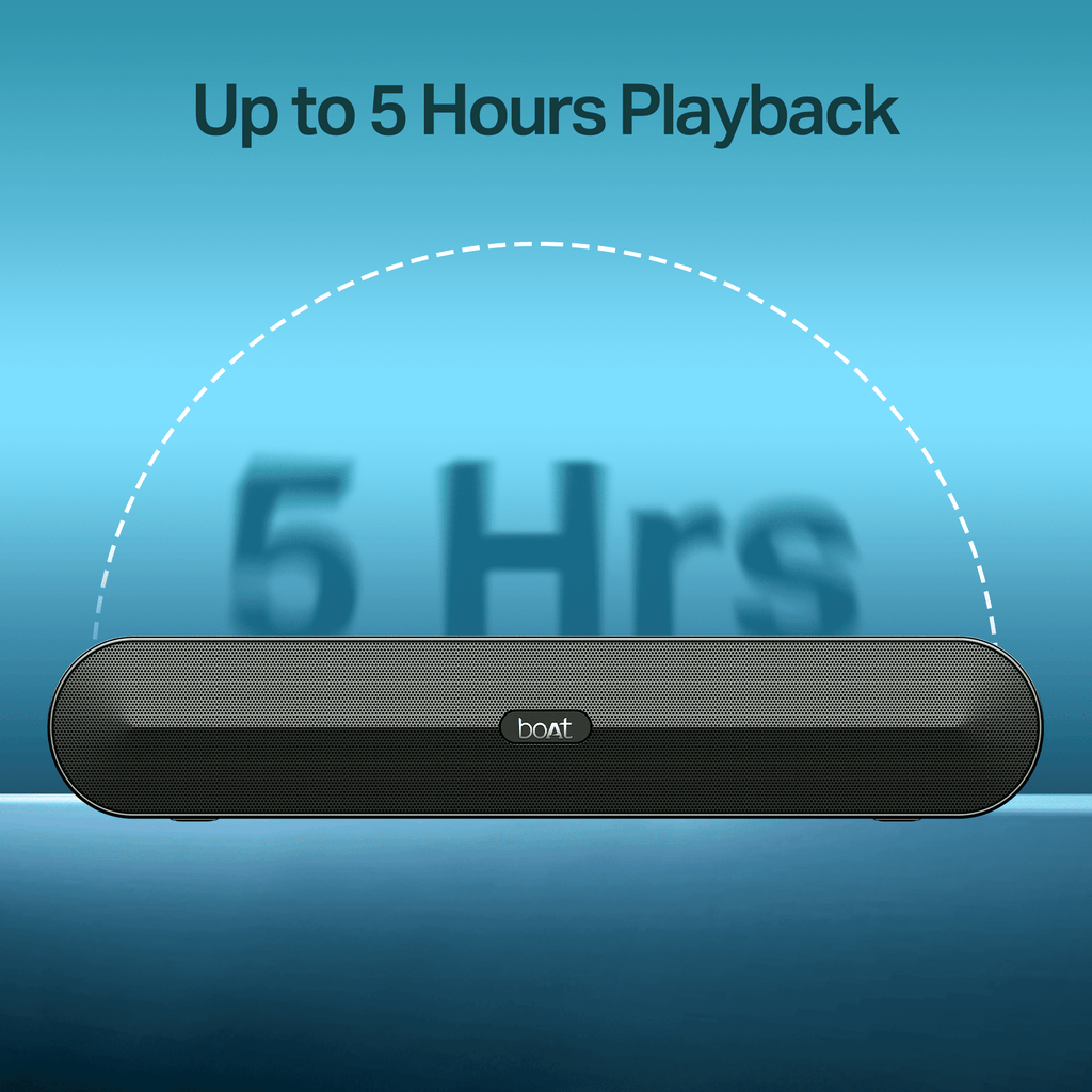 boAt Aavante Bar Joy | 10W Portable Soundbar with TWS, Built-in Mic & Multi-Connectivity
