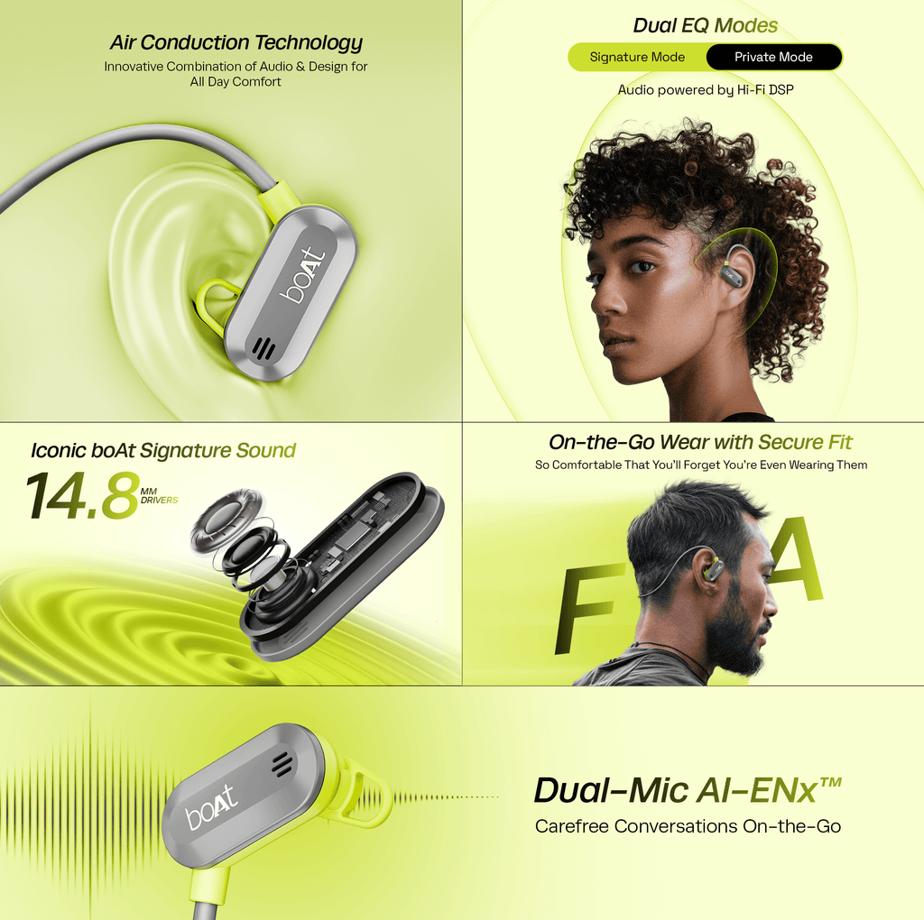 boAt Rockerz 261 Pro | Wireless Earphone with 15 Hours Playback, ASAP™ Charge, 14.8mm Drivers, Bluetooth v5.3, ENx™ Tech (Perfect for Outdoor Sports)