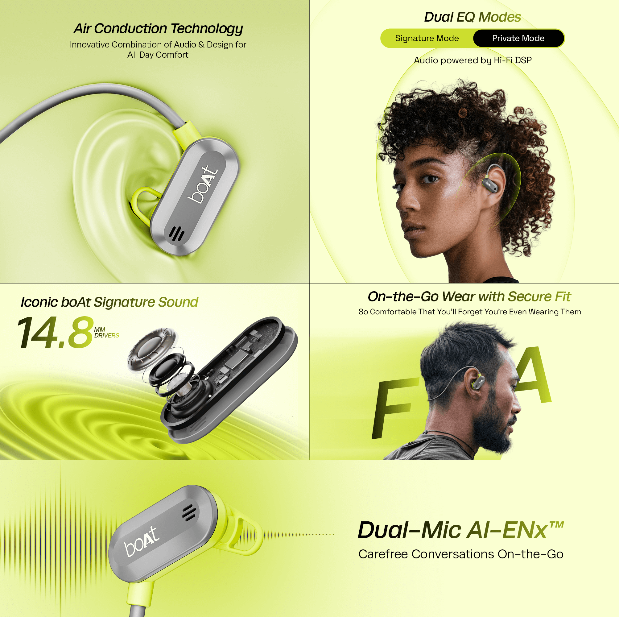 boAt Rockerz 261 Pro | Wireless Earphone with 15 Hours Playback, ASAP™ Charge, 14.8mm Drivers, Bluetooth v5.3, ENx™ Tech (Perfect for Outdoor Sports)