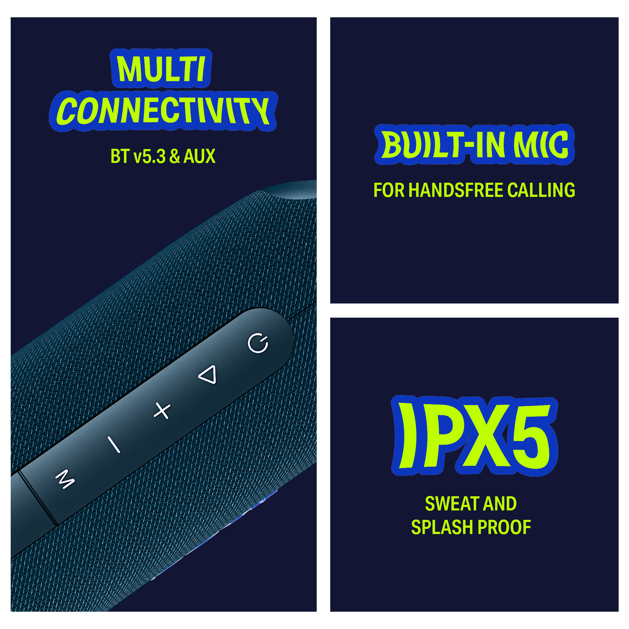 boAt Stone Arc Pro Plus | Portable Bluetooth Speaker with 45W Sound, 12H Playback & RGB LEDs