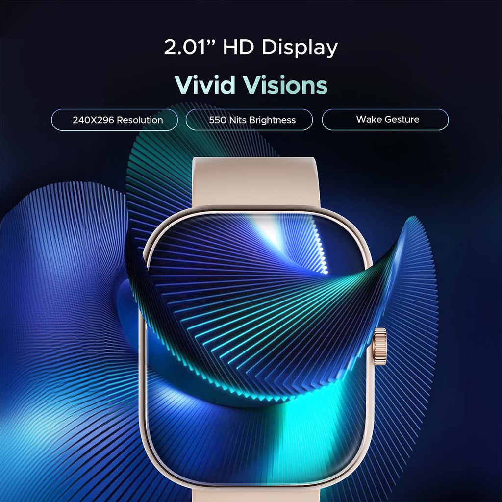 boAt Wave Sigma 3 SS Edition | Smartwatch with 2.01' Display, BT Calling, 700+ Active Modes, Emergency SOS, Live Sports Updates