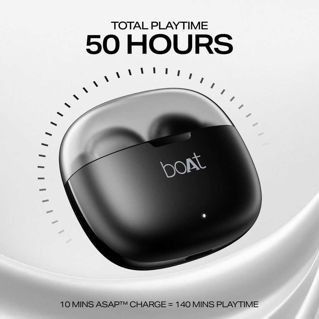 boAt Airdopes 212 | Wireless Earbuds with 50 Hours Playback, BEAST™ Mode & ENx™ Calling