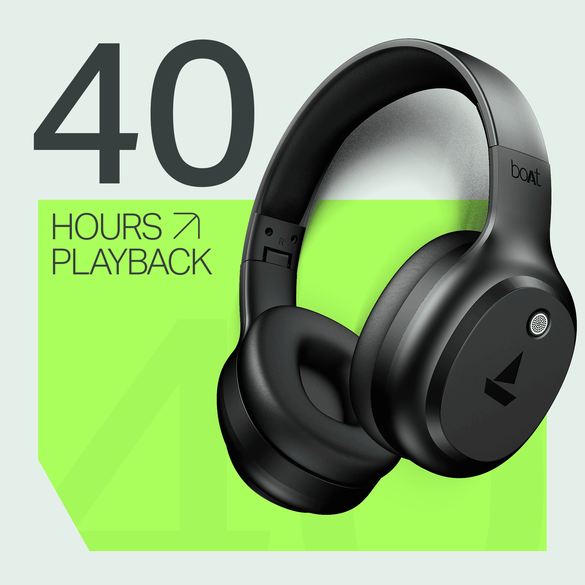 boAt Rockerz 421 | Wireless Headphones with 40mm Drivers, BEAST™ Mode, ENx™ Tech & 40H Playback