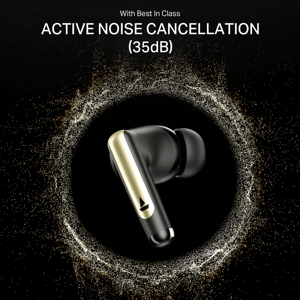 boAt Airdopes 141 Elite ANC | Wireless Earbuds with 42 Hours Playback, Up to 35dB ANC, BEAST™ Mode, Dual EQs, ENx™ Tech