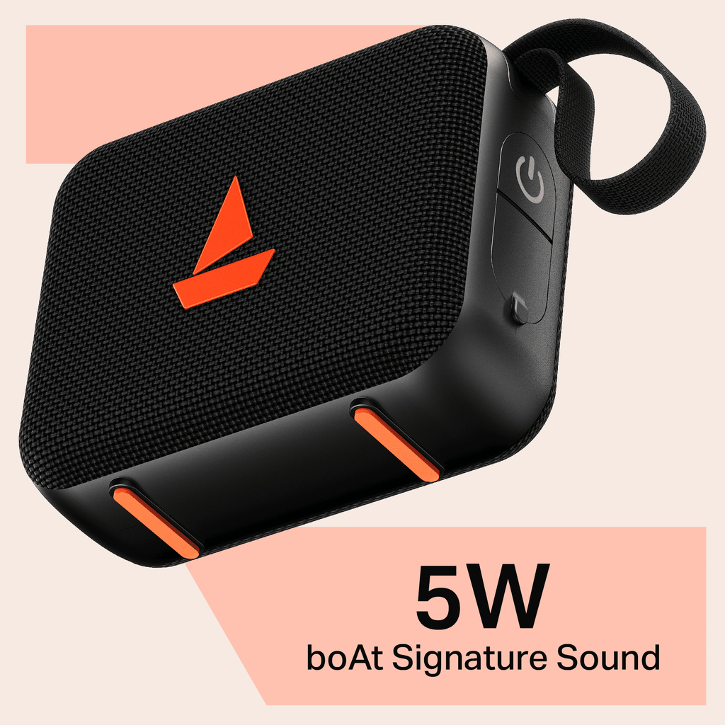boAt Stone 310 | Portable Bluetooth Speaker with 5W Sound, TWS, 16H Playback & IPX5