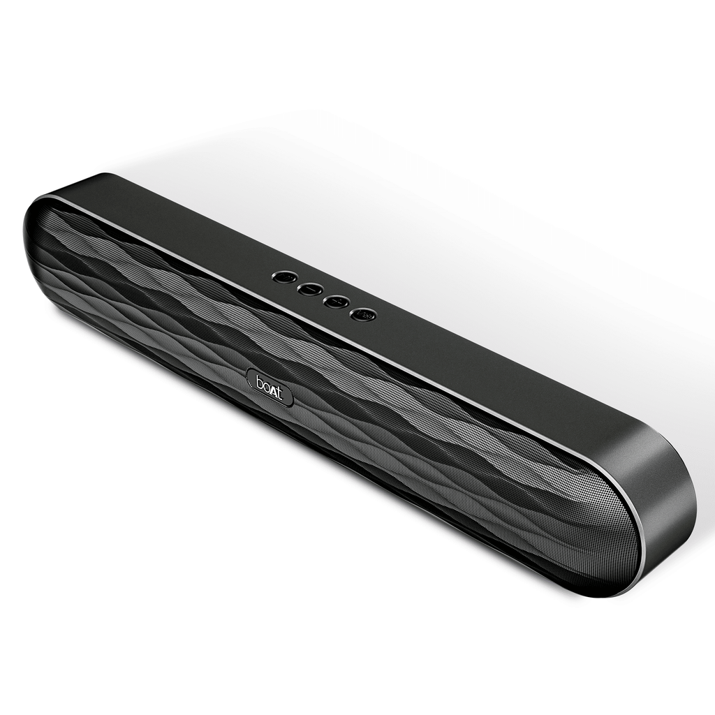 boAt Aavante Bar 485 | 10W RMS boAt Signature Sound, TWS for Double Power, Dual Full Range Drivers, 7Hrs Playback