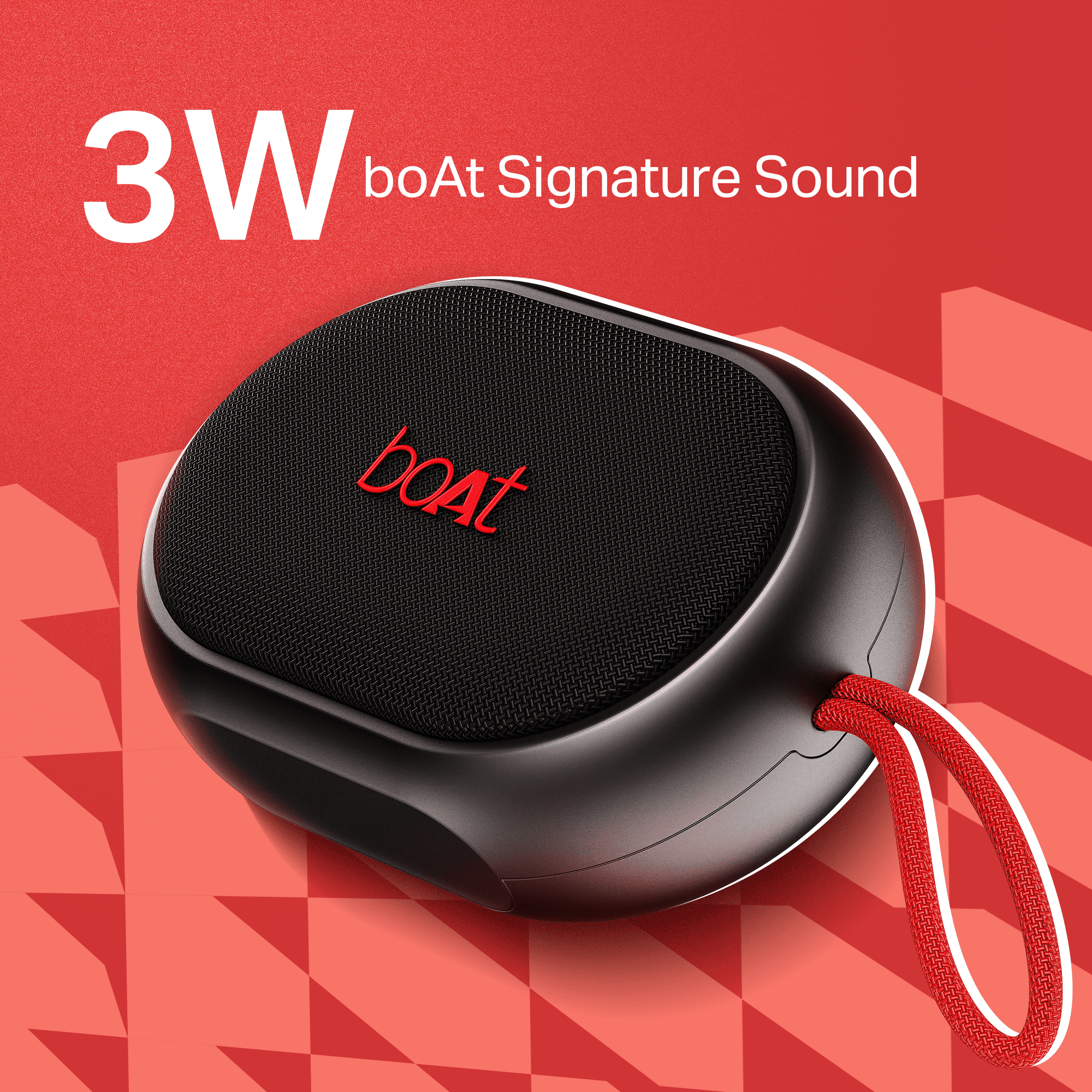 boAt Stone 110 | Portable Bluetooth Speaker with 3W Sound, 15H Playback, TWS feature & IPX4 Resistance