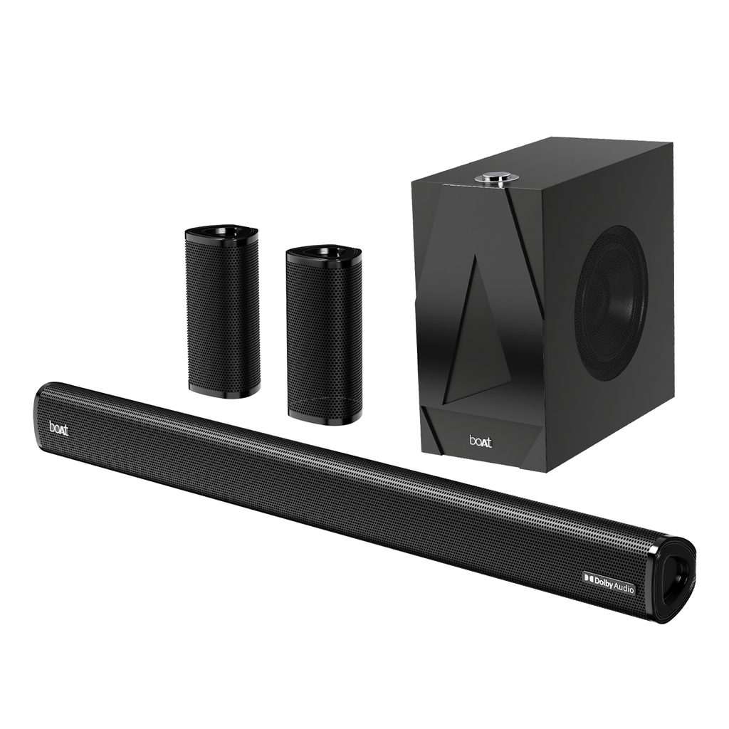 boAt Aavante Bar 3100D | 5.1 Channel Soundbar with 250W Home Theatre Experience, Entertainment EQ modes, Bluetooth 5.0