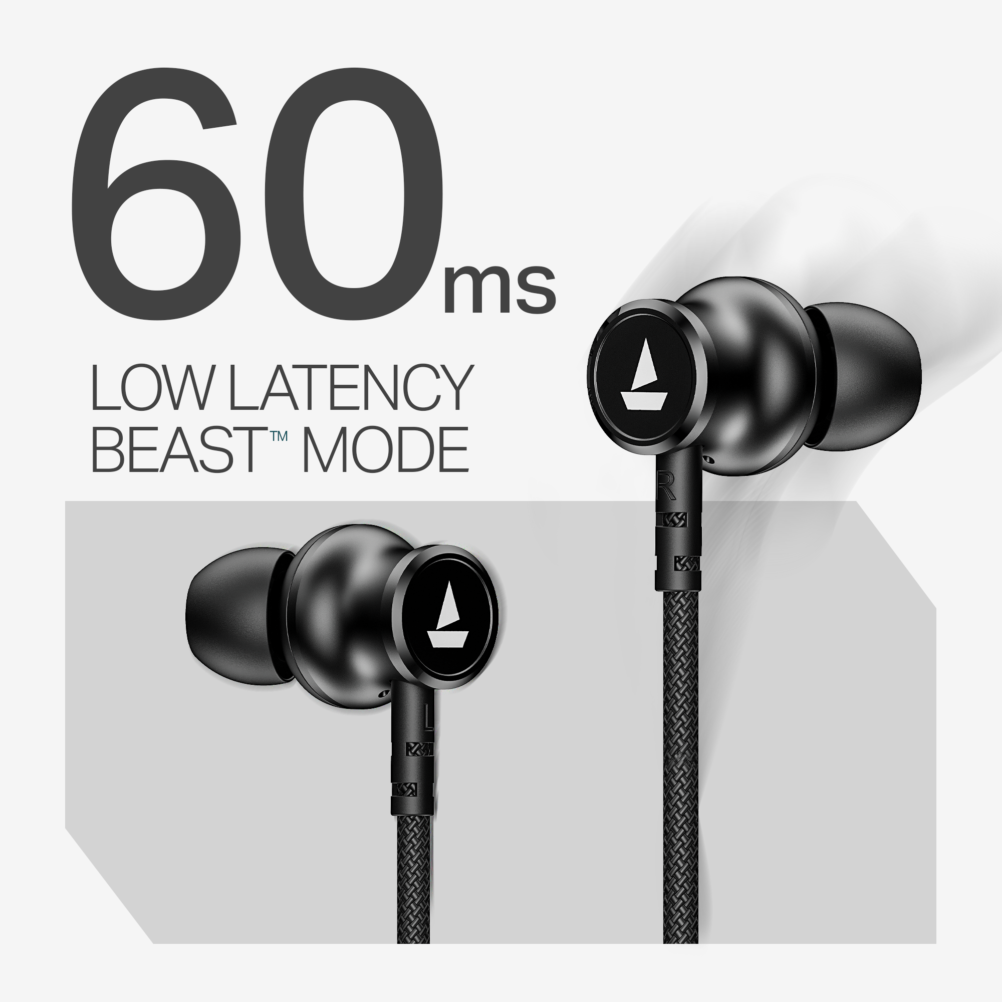 boAt Rockerz 112 | Wireless Neckband with Beast™ Mode, 40H Playback, ENx™ Tech, Dual Pairing