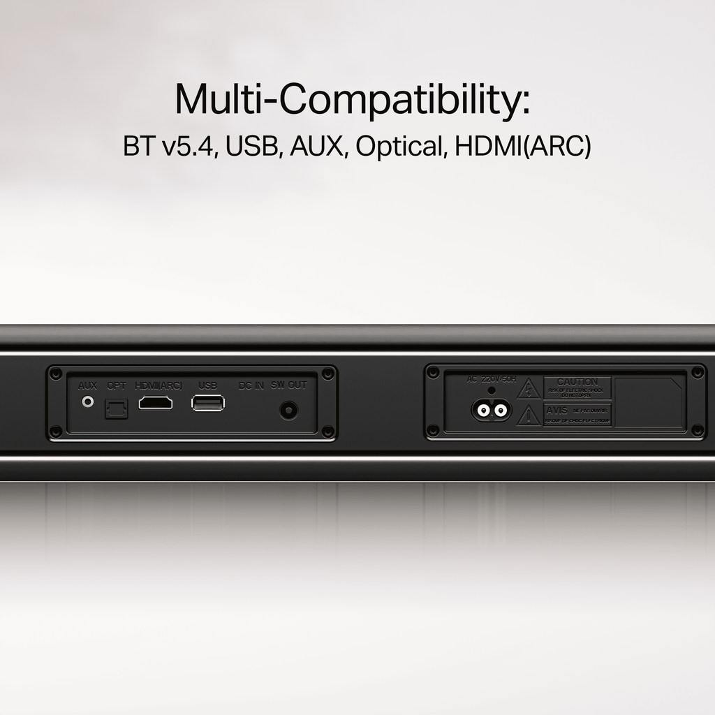 boAt Aavante Pulse | 120W 2.1 Channel Soundbar with Bluetooth v5.4, EQ Modes & Master Remote