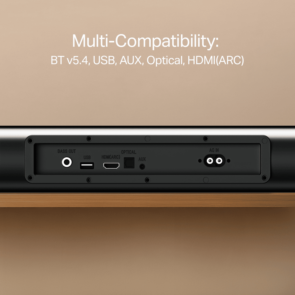 boAt Aavante 2.1 1550 Plus | 160W 2.1 Channel Soundbar with Bluetooth v5.4, EQ Modes & Master Remote