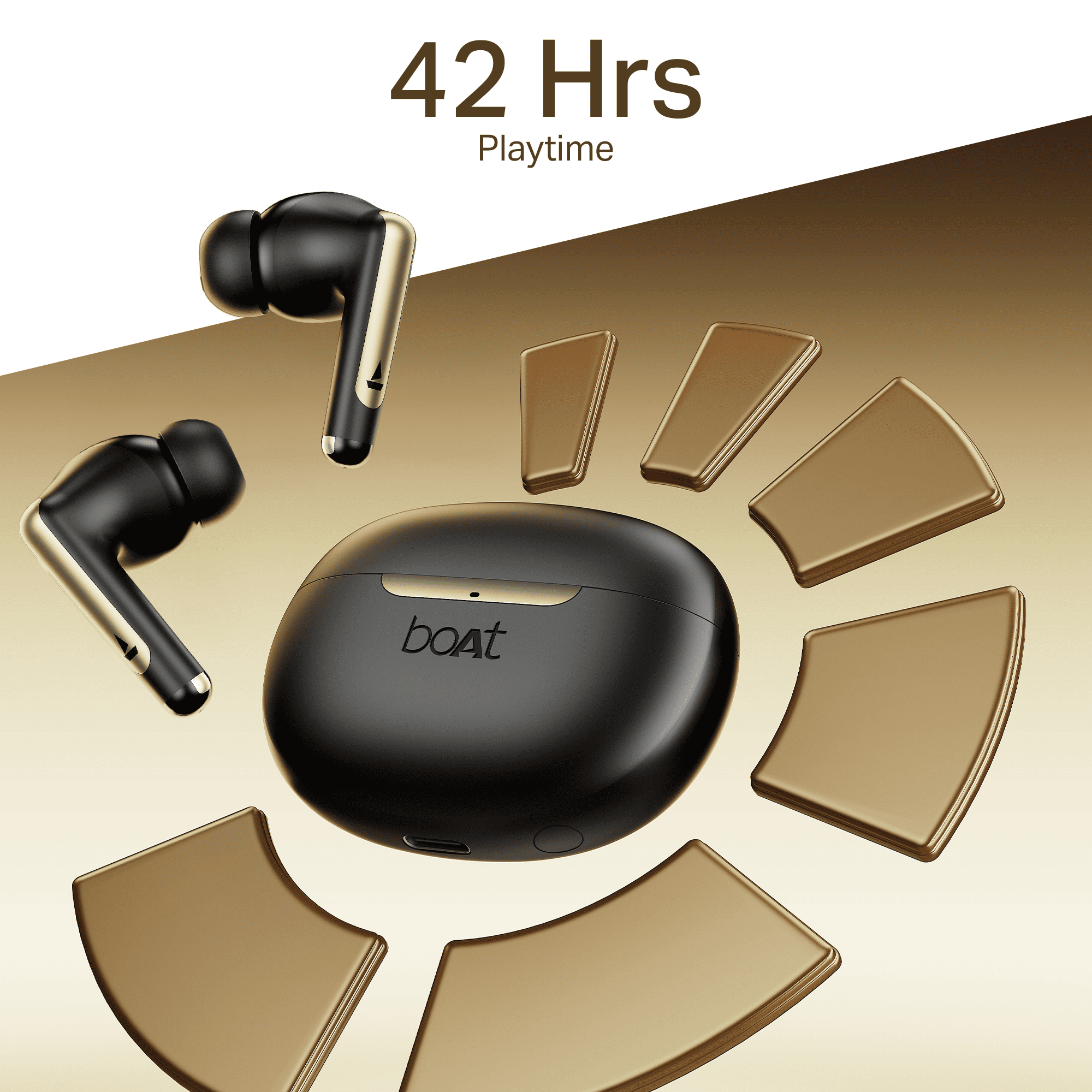 boAt Airdopes 141 Elite ANC | Wireless Earbuds with 42 Hours Playback, Up to 35dB ANC, BEAST™ Mode, Dual EQs, ENx™ Tech