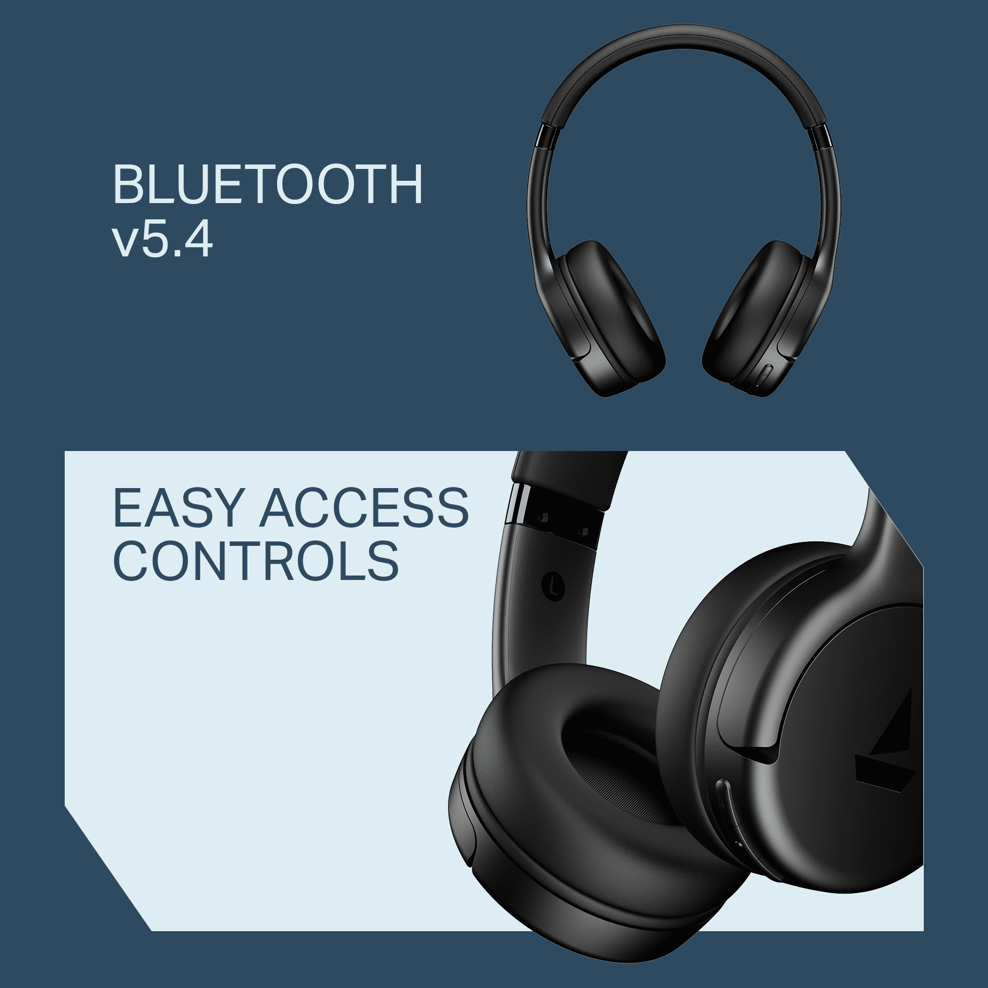 boAt Rockerz 411 | Wireless Headphones with 40mm Drivers, BEAST™ Mode, ENx™ Tech & 40H Playback