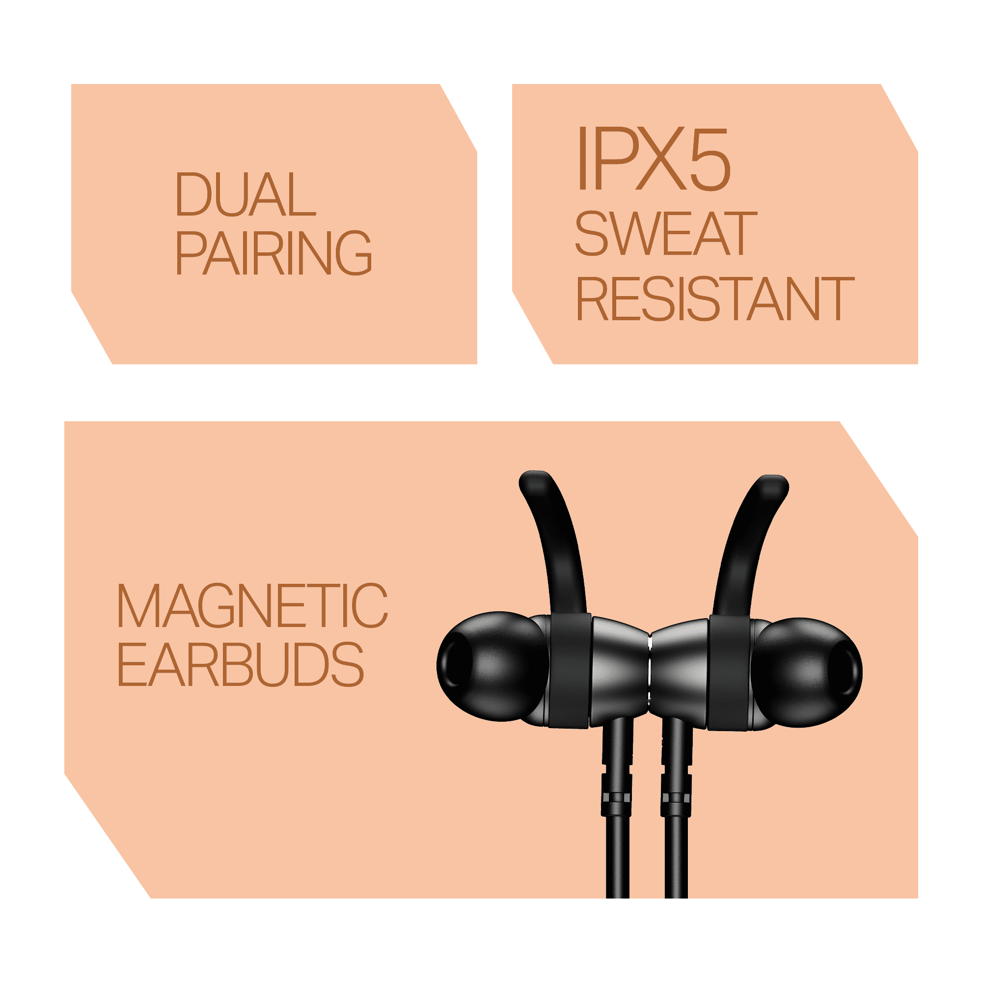 boAt Rockerz 203 | Wireless Neckband with BEAST™ Mode, ENx™ Tech, Dual Pairing & 20H Playback