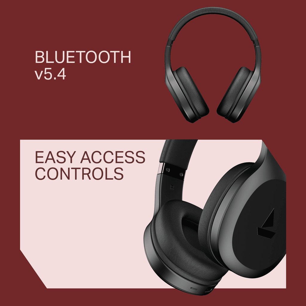 boAt Rockerz 412 | Wireless Headphones with 40mm Drivers, BEAST™ Mode, ENx™ Tech & 60H Playback