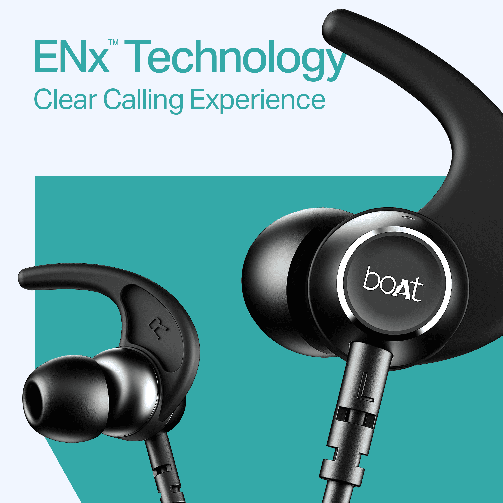 boAt Rockerz 202 | Wireless Neckband with BEAST™ Mode, ENx™ Tech, Dual Pairing & 20H Playback
