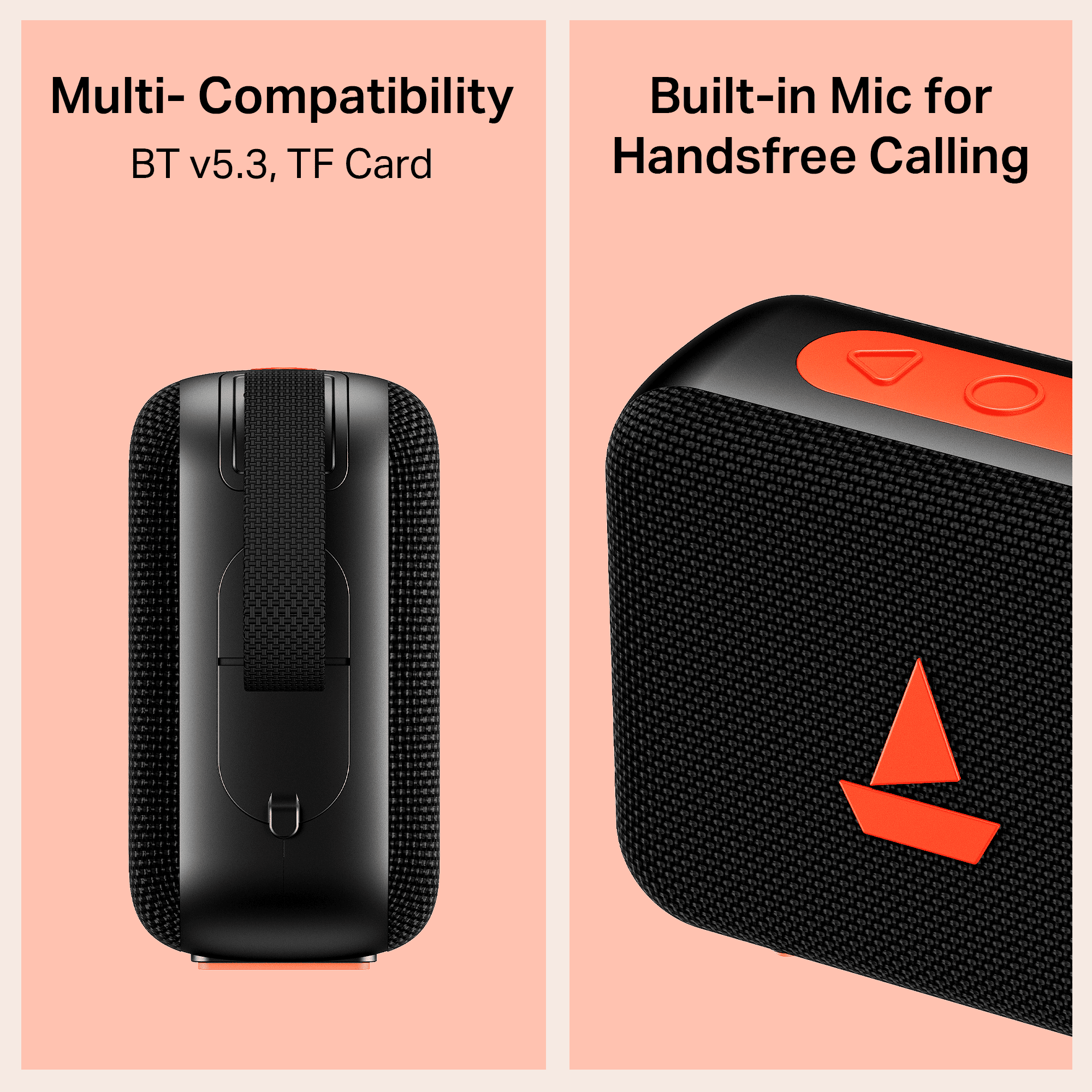 boAt Stone 310 | Portable Bluetooth Speaker with 5W Sound, TWS, 16H Playback & IPX5
