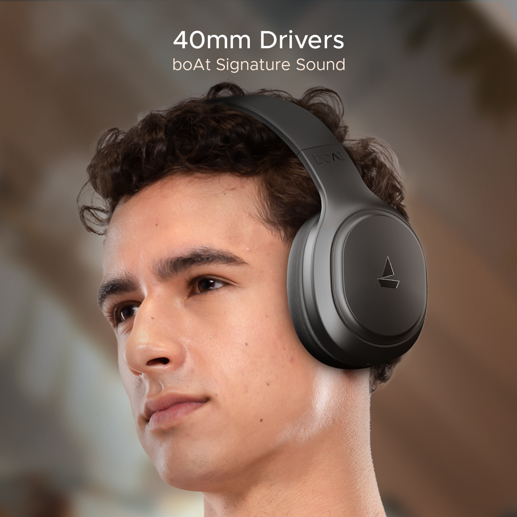 boAt Rockerz 430 | Wireless Headphone with ENx™ Tech, 40 HRS Playback,  BEAST™ Mode, Type-C Interface, Bluetooth v5.4