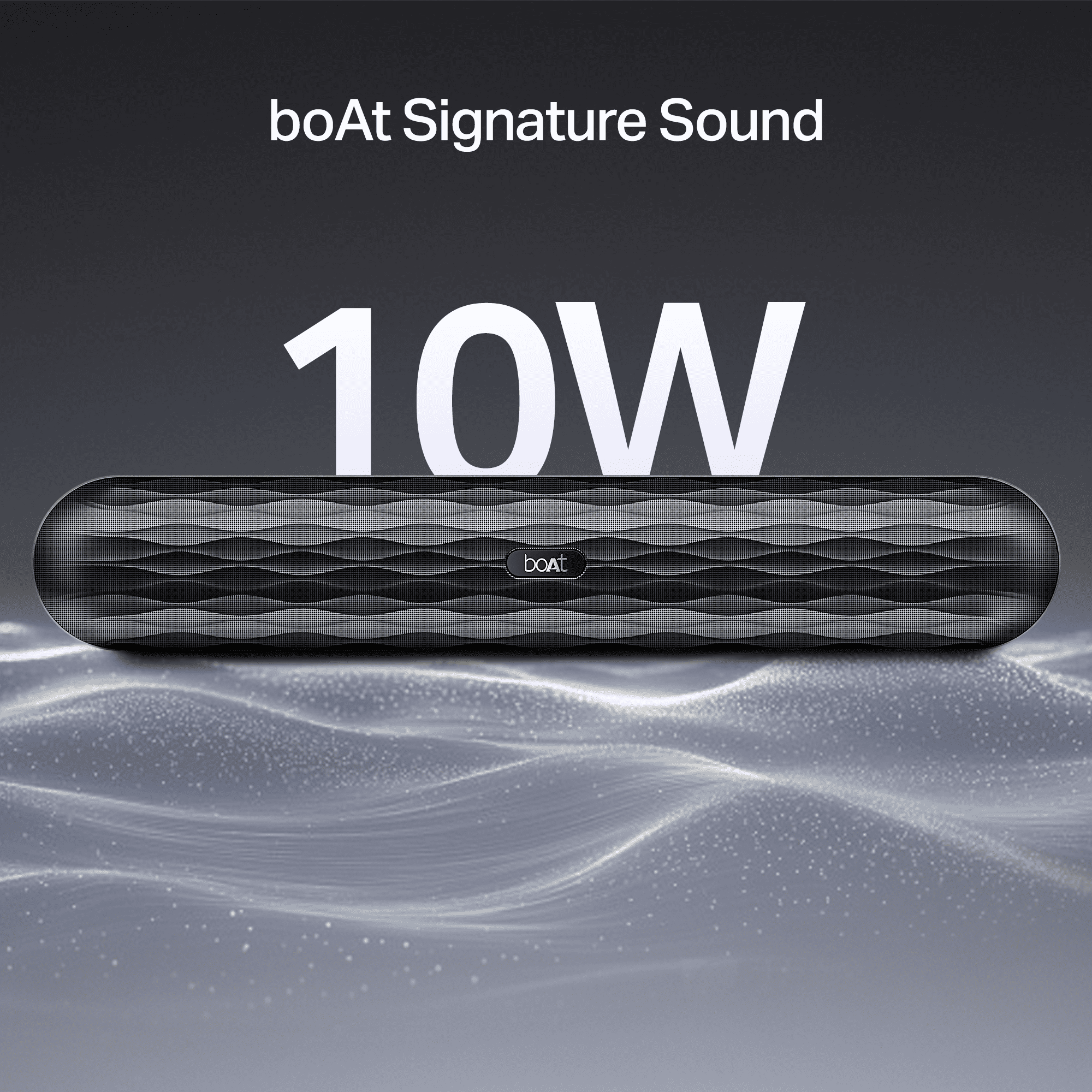 boAt Aavante Bar 485 | 10W RMS boAt Signature Sound, TWS for Double Power, Dual Full Range Drivers, 7Hrs Playback