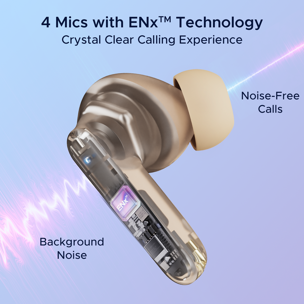 boAt Airdopes 191 ANC | Wireless Earbuds with ANC up to 32dB,Quad Mics ENx™ Tech, Bluetooth v5.3