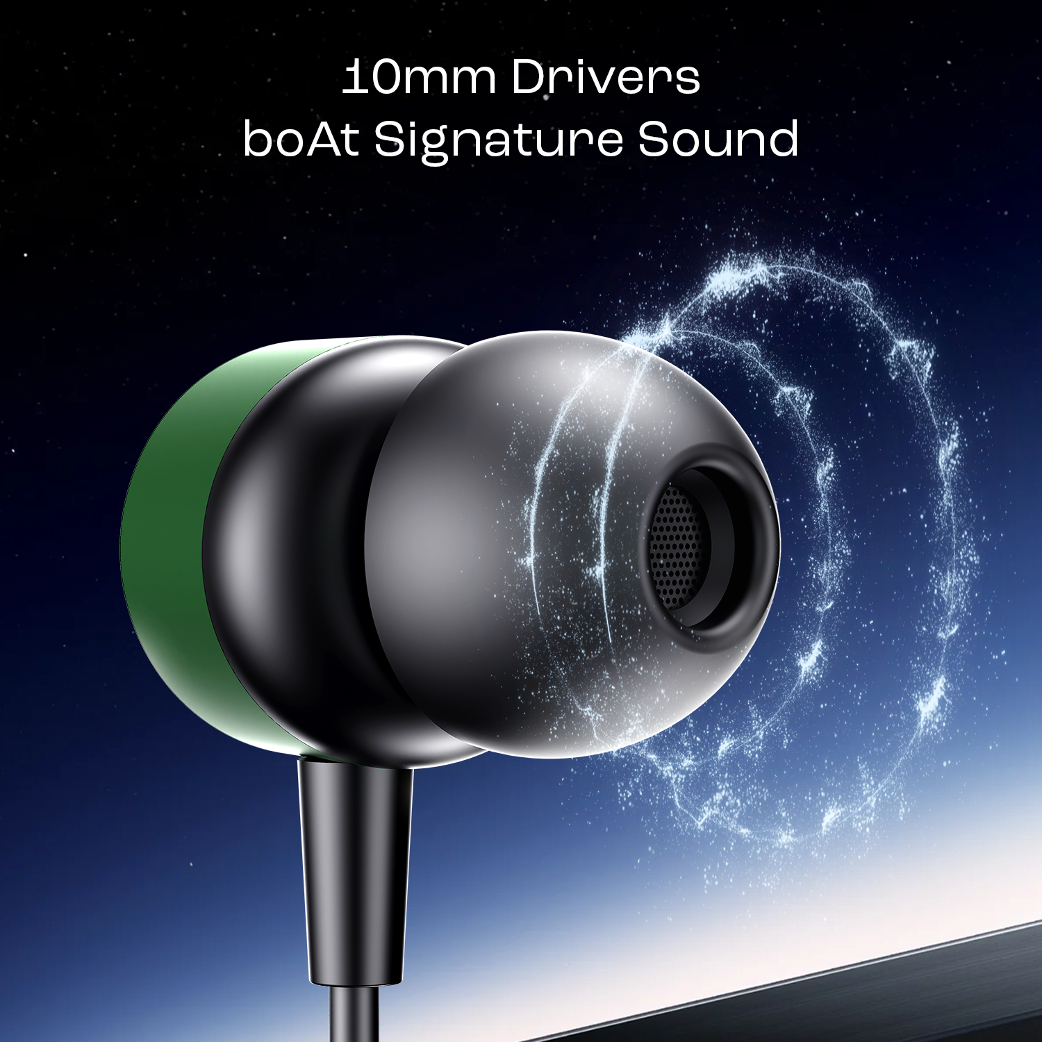 Bassheads 162v2 | Wired Earphone with 10mm Drivers, boAt Signature Sound, Metallic Earbuds, Ergonomic Fit
