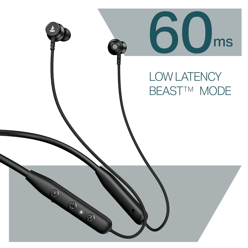 boAt Rockerz 113 | Wireless Neckband with ENx™ Tech, 40H Playback, Beast™ Mode, Dual Pairing