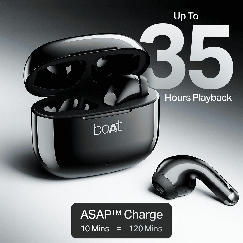 boAt Airdopes 101v2 | Wireless Earbuds with 35 Hours Playback, BEAST™ Mode & ENx™ Tech
