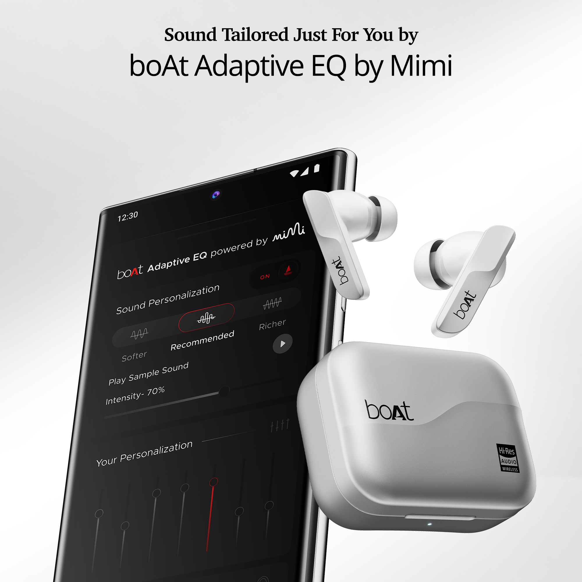 boAt Airdopes 800 HiDef | Wireless Earbuds with 40 Hours Playback, High-Res Audio with LDAC, AI ENx Technology