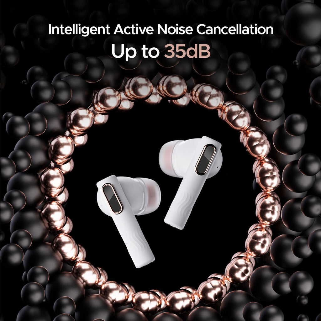 boAt Nirvana Nebula | Wireless Earbuds with ANC up to 35dB, Dolby Audio, boAt Signature Sound, BEAST™ Mode