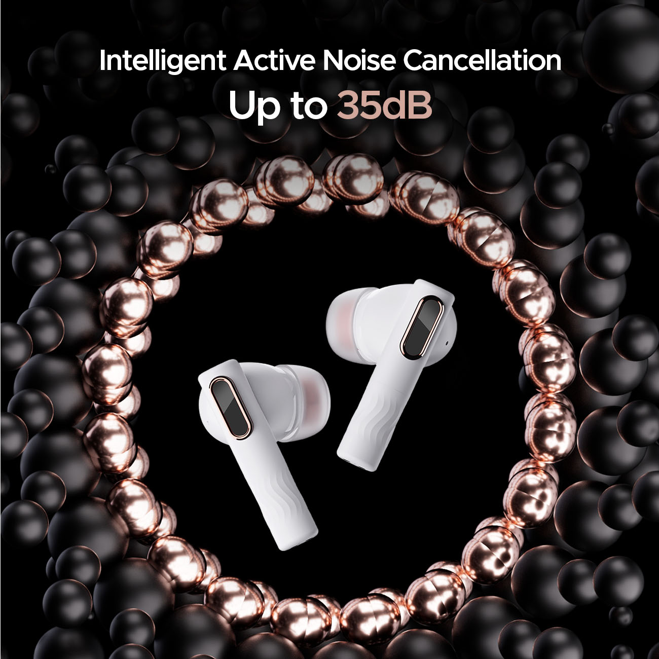 boAt Nirvana Nebula | Wireless Earbuds with ANC up to 35dB, Dolby Audio, boAt Signature Sound, BEAST™ Mode
