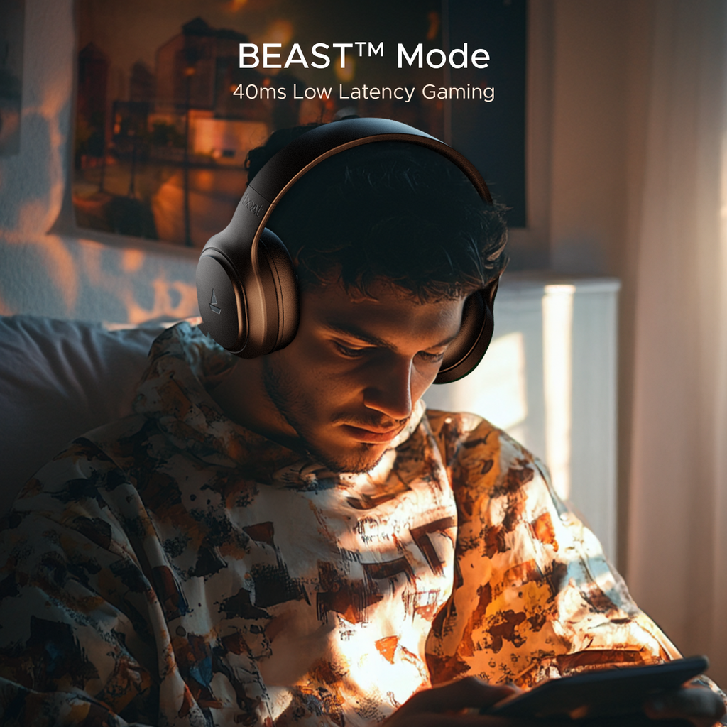 boAt Rockerz 430 | Wireless Headphone with ENx™ Tech, 40 HRS Playback,  BEAST™ Mode, Type-C Interface, Bluetooth v5.4