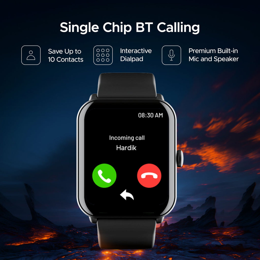boAt Wave Fury | Bluetooth Calling Smartwatch with 1.83" (4.64cm) HD display, 30 days Battery, Heart Rate & SpO2 monitoring