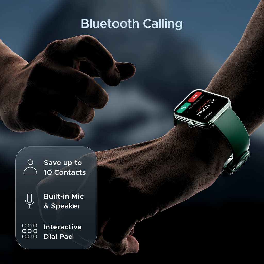 boAt Storm Plus | Smartwatch with 1.78" (4.52cm) AMOLED Display, BT Calling, 100+ Sports Modes, SpO2 monitoring