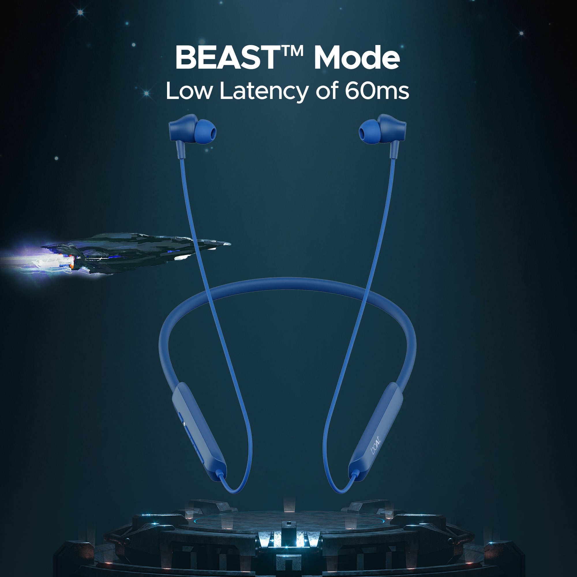 boAt Rockerz Enticer | Wireless Earphone with 30HRS Large Playback, BEAST™️ Mode, ENx™ Technology, Quick Switch Button