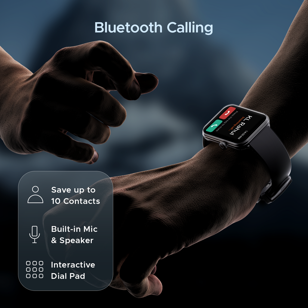boAt Storm Plus | Smartwatch with 1.78" (4.52cm) AMOLED Display, BT Calling, 100+ Sports Modes, SpO2 monitoring