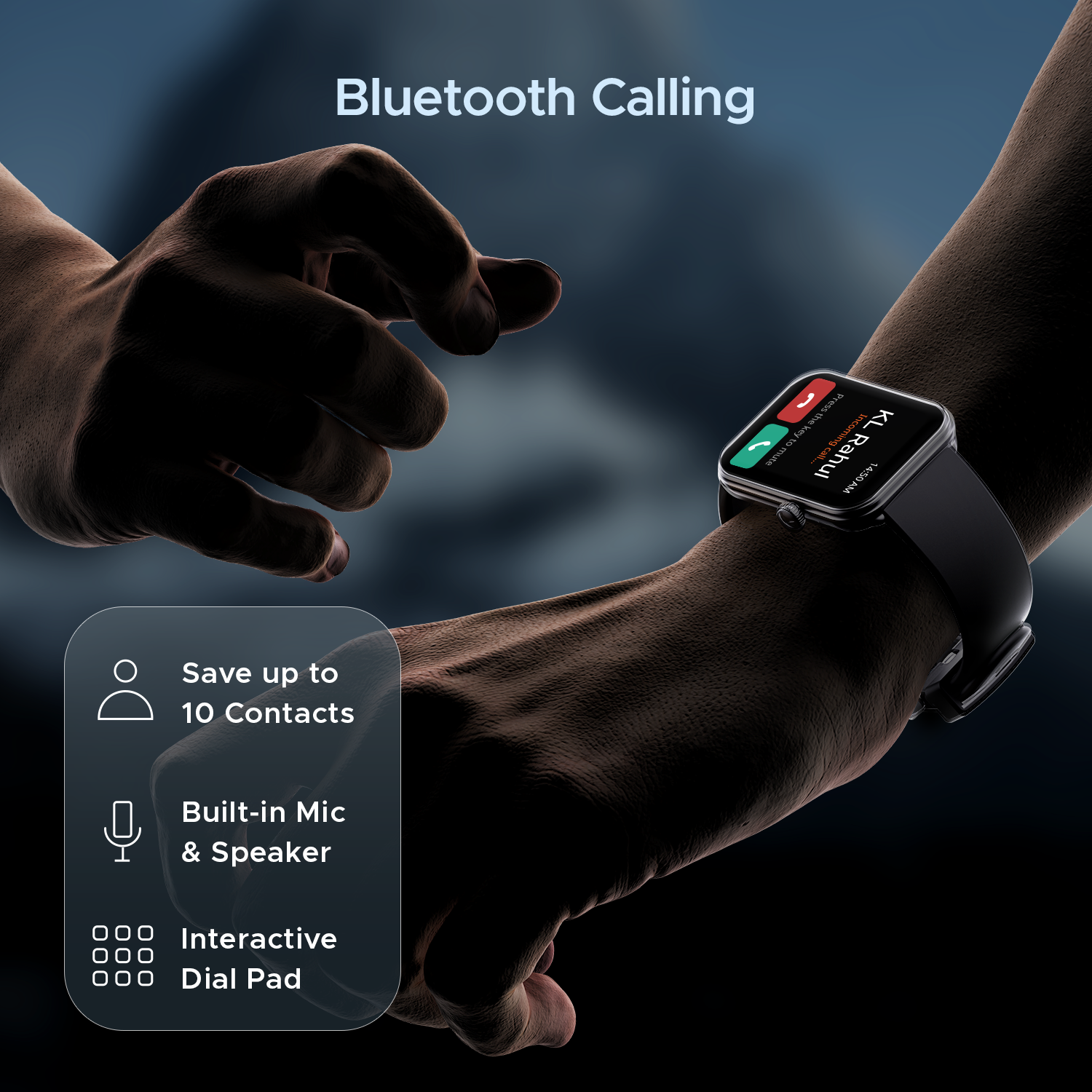 boAt Storm Plus | Smartwatch with 1.78" (4.52cm) AMOLED Display, BT Calling, 100+ Sports Modes, SpO2 monitoring