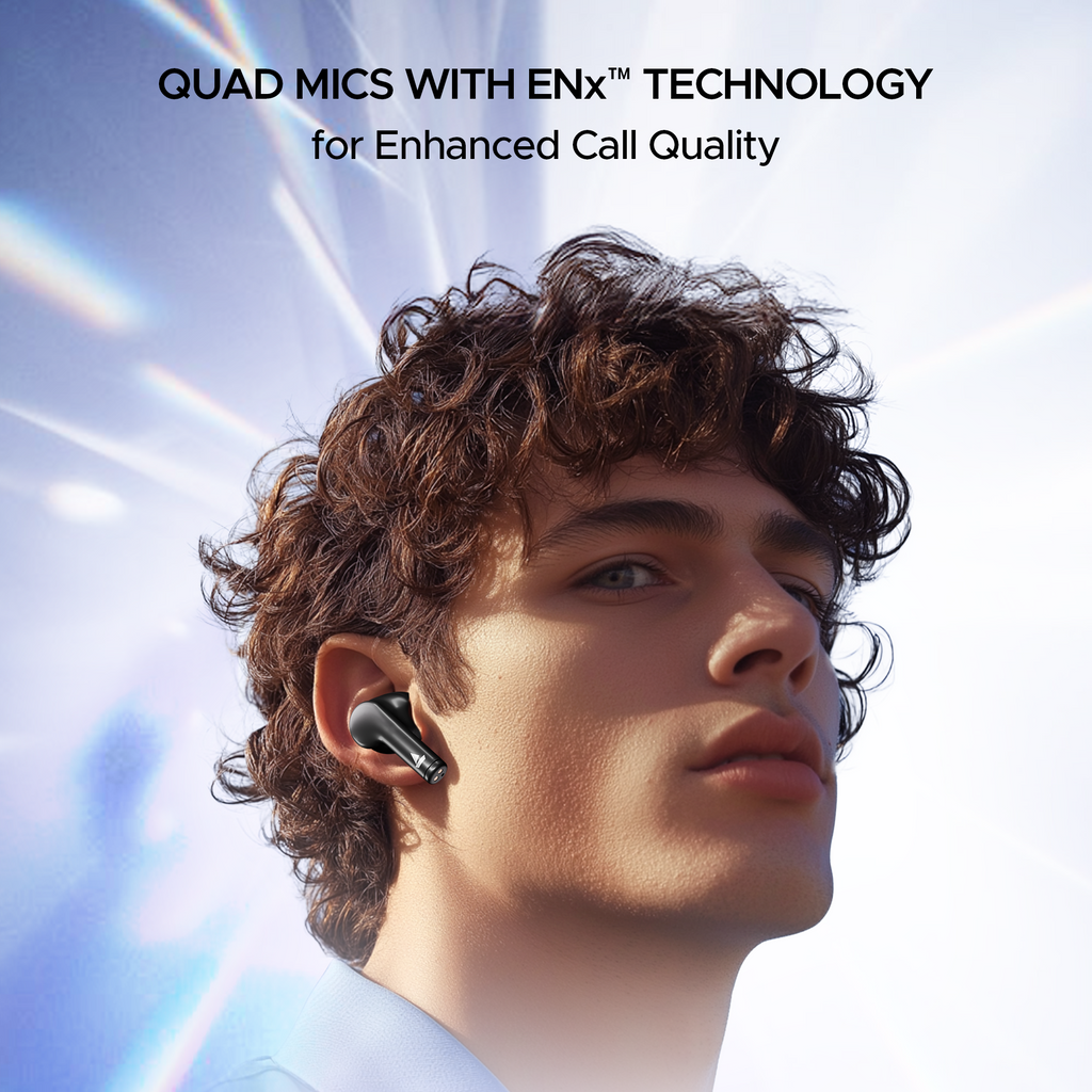 boAt Airdopes 141 Pro Buds | Wireless Earbuds with 60H Playback, ENx™ Technology, Sleek Metallic Finish, Bluetooth v5.3