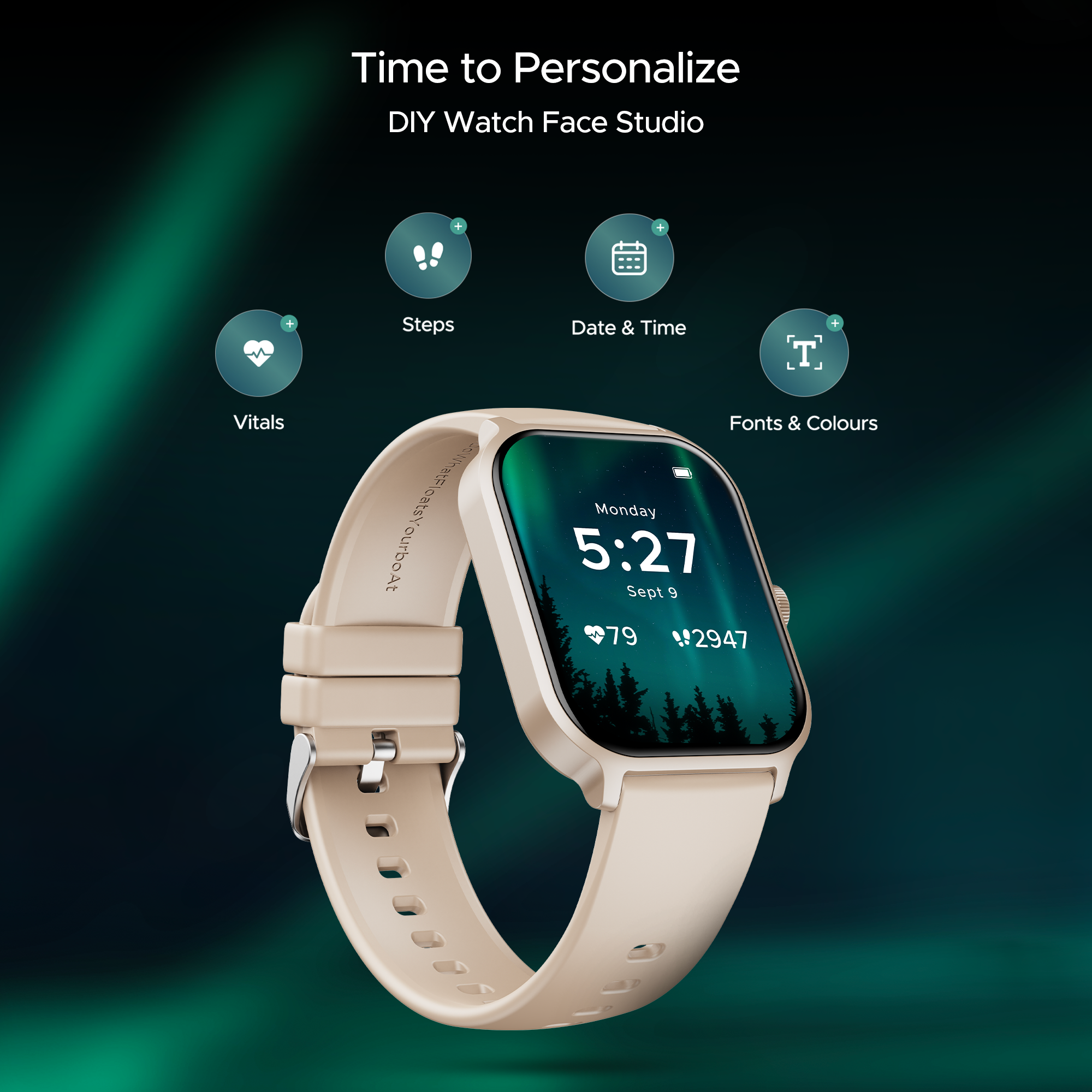 boAt Storm Call 3 Plus | Smartwatch with 1.96" HD Display, BT Calling, 700+ Activity Modes, SOS feature, Functional Crown